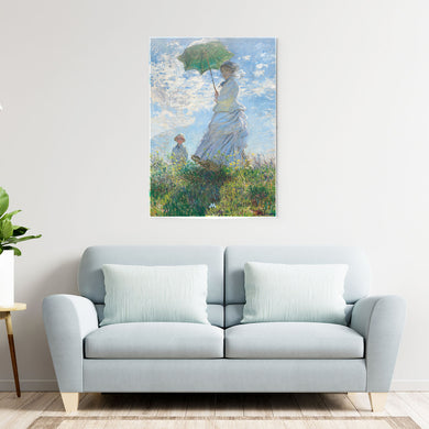 Woman with a Parasol [Claude Monet] Metal-Poster