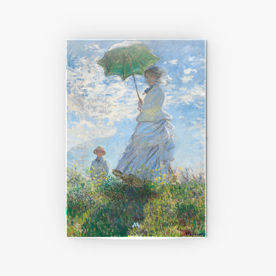 Woman with a Parasol [Claude Monet] Metal-Poster