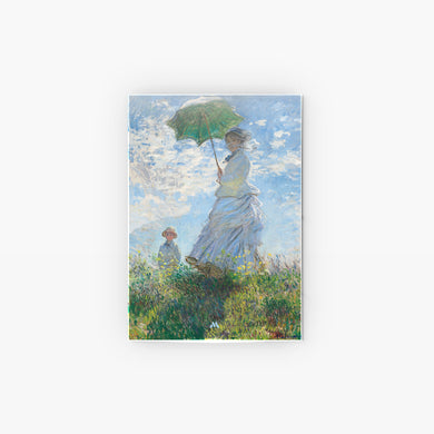 Woman with a Parasol [Claude Monet] Metal-Poster
