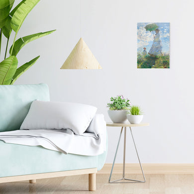 Woman with a Parasol [Claude Monet] Metal-Poster