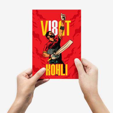 Virat King Kohli Metal-Poster