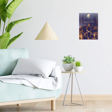 Buddha in Solitude Metal-Poster