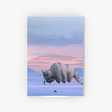 Avatar - Ang and Appa Metal-Poster