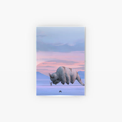 Avatar - Ang and Appa Metal-Poster