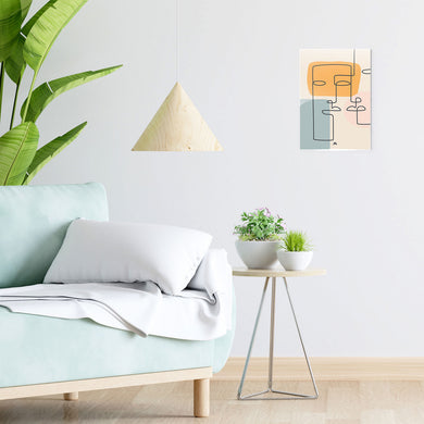 Companions Abstraction Metal-Poster