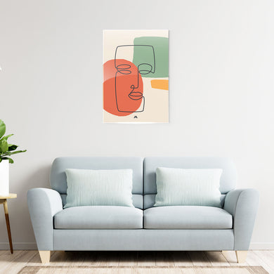 Noblewoman Abstraction Metal-Poster