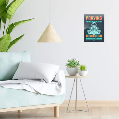 Talking to the Universe Pixel Art Metal-Poster