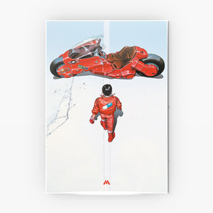 Akira - Kaneda's Bike Metal-Poster