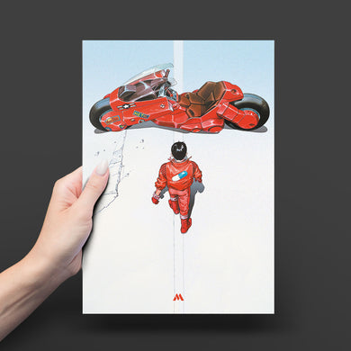 Akira - Kaneda's Bike Metal-Poster