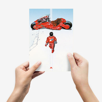 Akira - Kaneda's Bike Metal-Poster