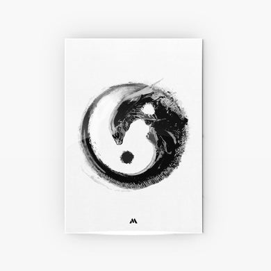 Alien - Yin and Yang Metal-Poster