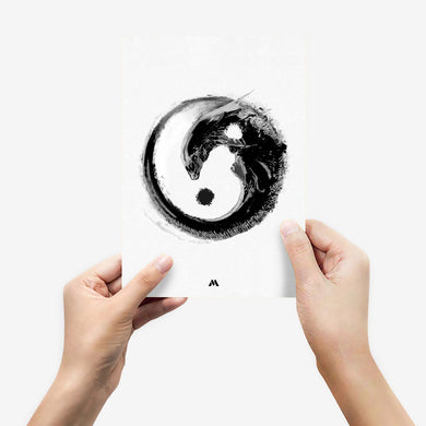 Alien - Yin and Yang Metal-Poster