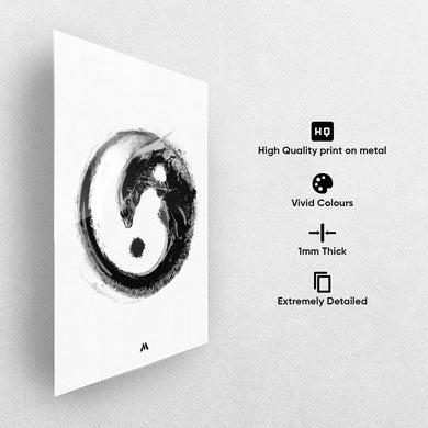Alien - Yin and Yang Metal-Poster