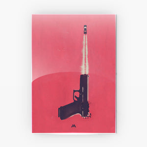 Baby Driver Metal Poster
