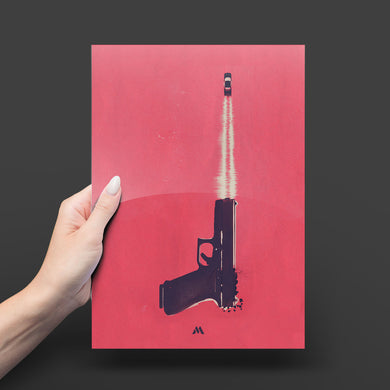 Baby Driver Metal-Poster