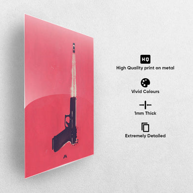 Baby Driver Metal-Poster