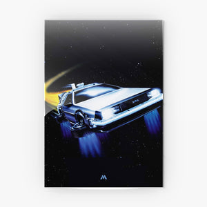 Back to the Future FluxMobile Metal Poster