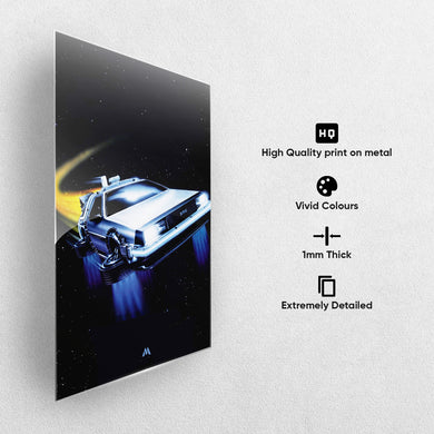 Back to the Future FluxMobile Metal-Poster