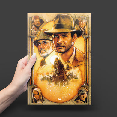 Indiana Jones and the Last Crusade Metal-Poster