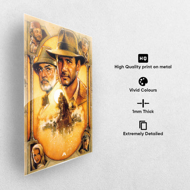 Indiana Jones and the Last Crusade Metal-Poster
