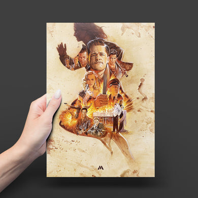 Inglourious Basterds - Au Revoir, Shosanna Metal-Poster