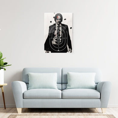 John Wick - Focus, Commitment and Sheer Will Metal-Poster