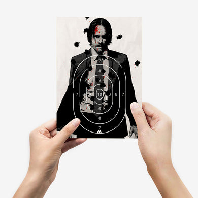 John Wick - Focus, Commitment and Sheer Will Metal-Poster