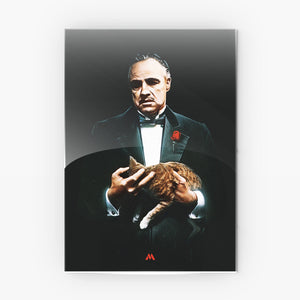 The Godfather Metal-Poster