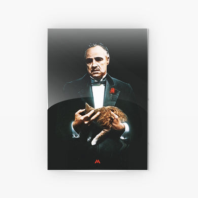 The Godfather Metal-Poster