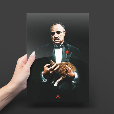 The Godfather Metal-Poster