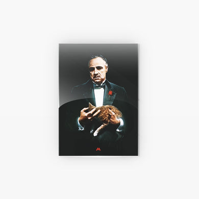 The Godfather Metal-Poster