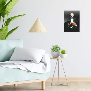 The Godfather Metal-Poster