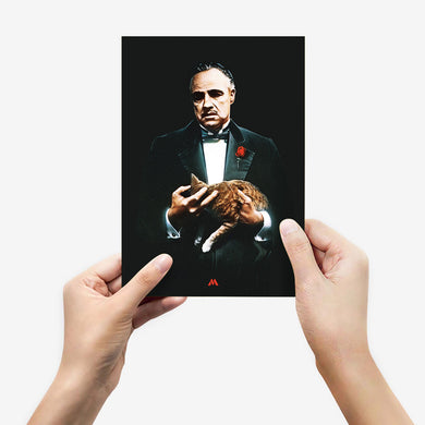 The Godfather Metal-Poster