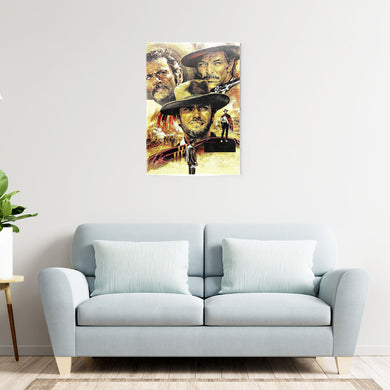 The Good The Bad The Ugly Metal-Poster