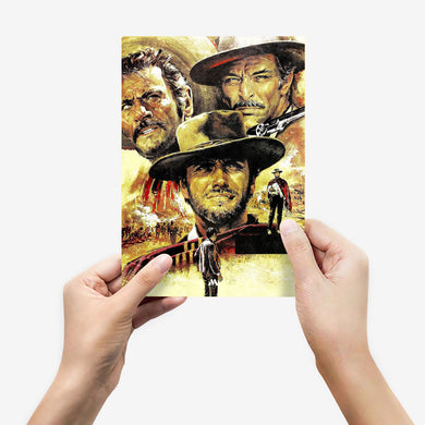 The Good The Bad The Ugly Metal-Poster