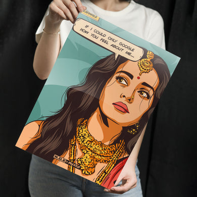 Aishwarya Rai-PS1 Tribute [WDE] Metal Poster