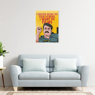 Mohanlal-Drishyam Tribute [WDE] Metal-Poster