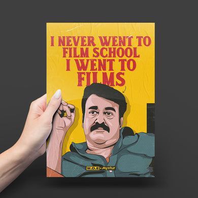 Mohanlal-Drishyam Tribute [WDE] Metal-Poster