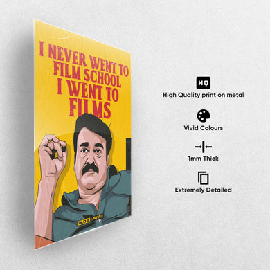 Mohanlal-Drishyam Tribute [WDE] Metal-Poster