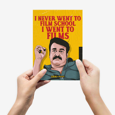 Mohanlal-Drishyam Tribute [WDE] Metal-Poster