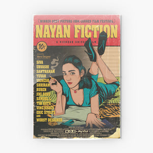 Nayanthara-Pulp Fiction Tribute [WDE] Metal-Poster