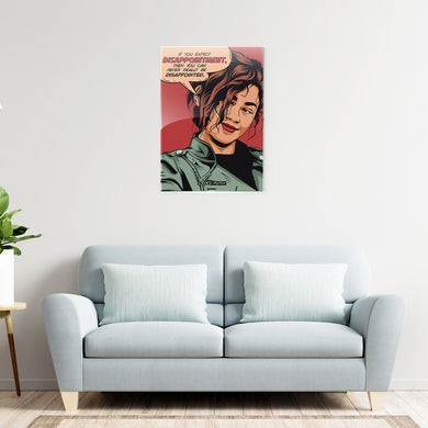 Zendaya Quote [WDE] Metal-Poster