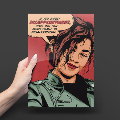 Zendaya Quote [WDE] Metal-Poster