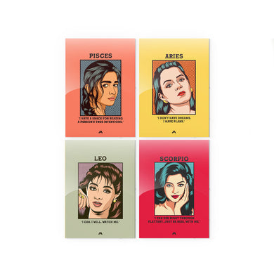 Bollywood Diva Assembly Metal Poster-Combo