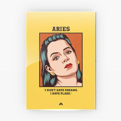 Bollywood Diva Assembly Metal Poster-Combo