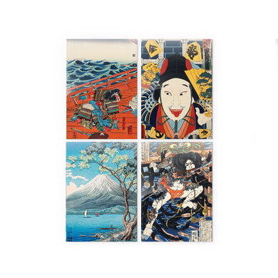 Traditional Japanese Paintings Metal Poster-Combo