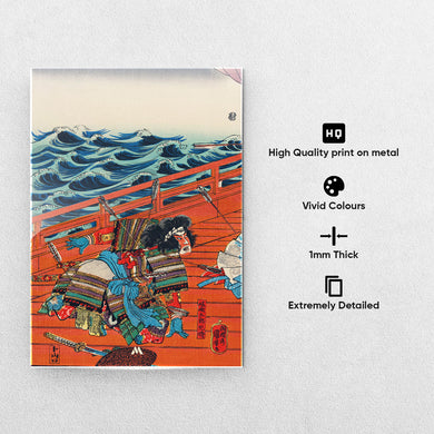 Traditional Japanese Paintings Metal Poster-Combo