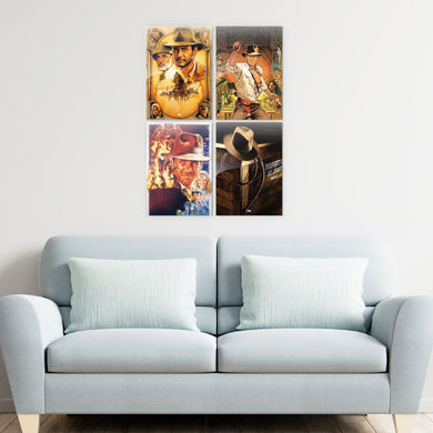 Indiana Jones Collection Metal Poster-Combo