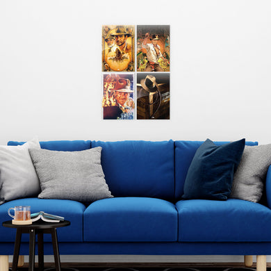 Indiana Jones Collection Metal Poster-Combo