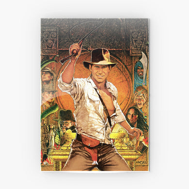 Indiana Jones Collection Metal Poster-Combo